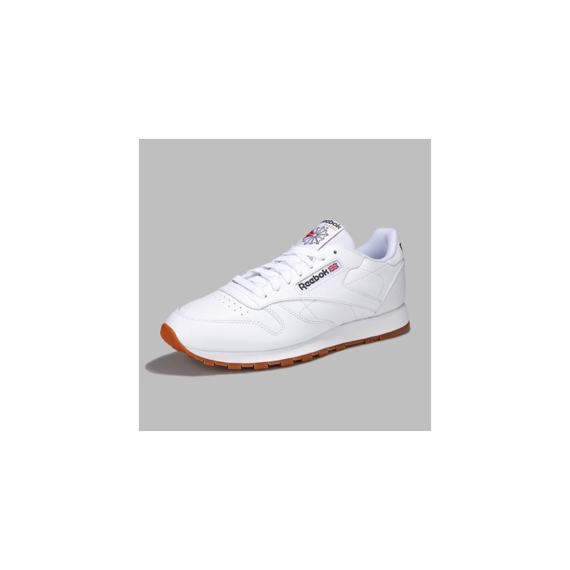 Tenis Reebok Classic Leather Hombre 49799 Casual Blanco